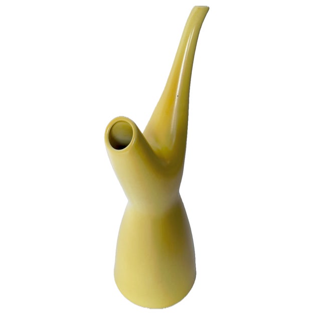 Mid-Century Modern Style "Daphne" Sculptural Ceramic Ewer/Pitcher For Sale - Image 4 of 8