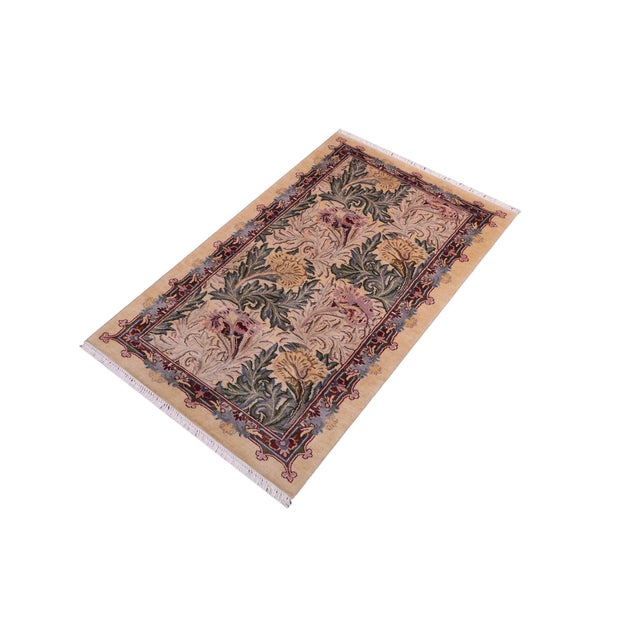 Designed with mesmerizing intricacy and gorgeous color palette, this hand-knotted masterpiece demonstrates the beauty and...