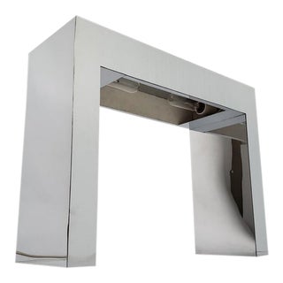 1970s Milo Baughman Chrome Lamp For Sale