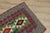 Textile 1960s Tribal Style Geometric Design Handmade Oushak Kilim Rug For Sale - Image 7 of 12