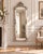 1980 European Artisan Baroque Silver Wood Floor Mirror For Sale - Image 17 of 18
