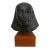 1960s Museum Pieces Inc. Black Granite Egyptian Head Sculpture For Sale
