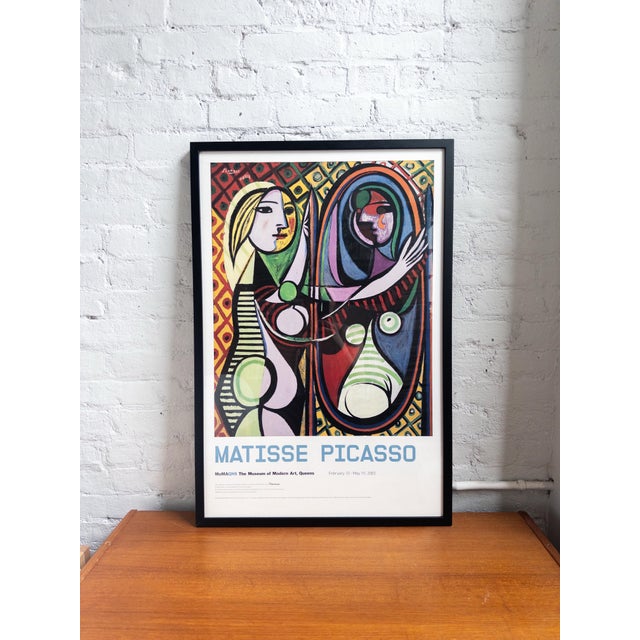 2000 - 2009 2003 Matisse Picasso MoMA Queens Poster, Framebridge For Sale - Image 5 of 5