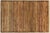 Boho Chic Gabbeh Beige/Brown Wool Rug - 2'10'' X 4'9'' For Sale - Image 9 of 10