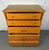 Unique Mid 20th Century High-Boy Dresser W/ Brass Hardware For Sale - Image 9 of 15