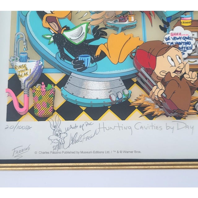 American Pop Art "Hunting Cavities" & "Extractions" Double Aperture Set by Charles Fazzino For Sale - Image 12 of 16
