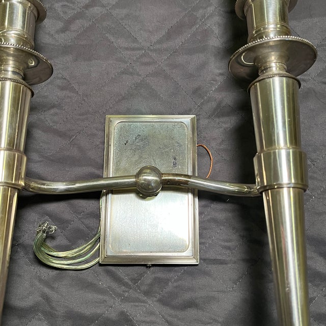 Remains Lighting Double Arm Eric Sconces, Set of 4 For Sale - Image 10 of 10