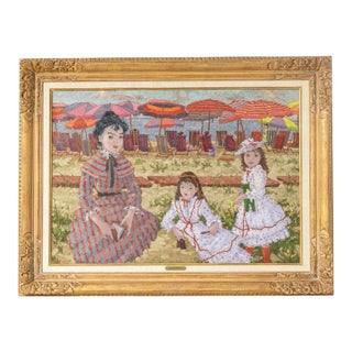 Oil on Canvas, Signed Suzanne Eisendieck For Sale