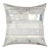 Pasargad Home Safari Striped Silver Cowhide Pillow For Sale