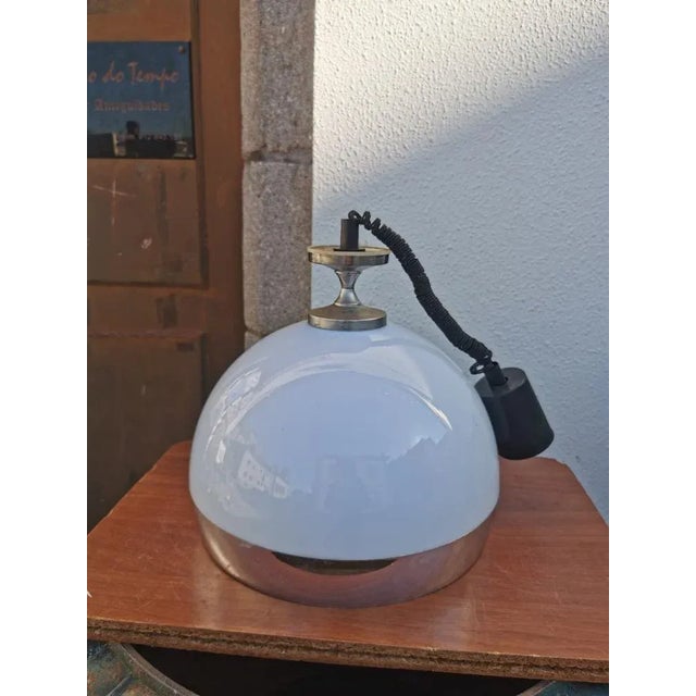 Metal Metal Ceiling Lamp For Sale - Image 7 of 10