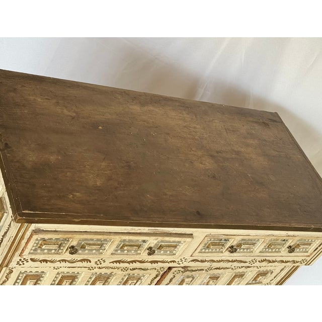 Late 19th Century Anglo Indian Painted Cabinet For Sale - Image 4 of 18