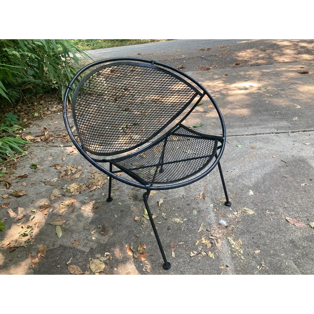 Tempestini for Salterini Oversized Radar Lounge Chair, Attributed For Sale - Image 9 of 12