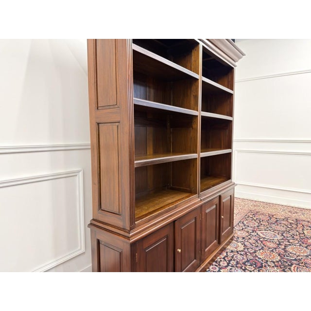 Brown English Semi Open Bookcase For Sale - Image 8 of 14