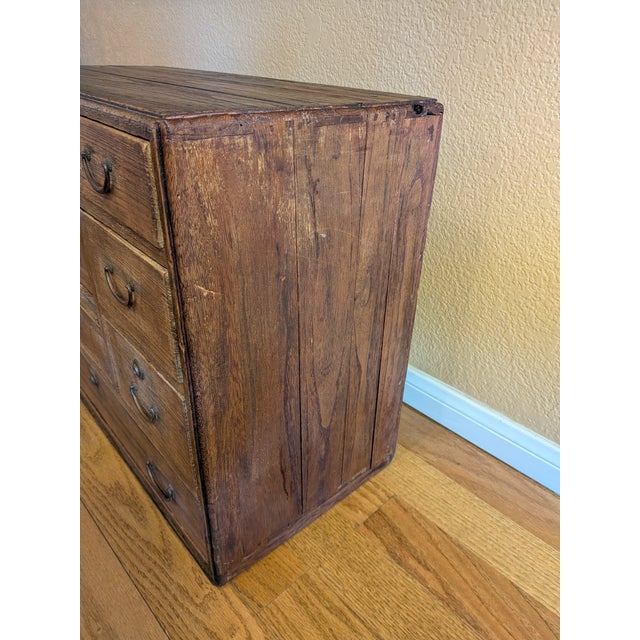 Antique Japanese Ko-Tansu Merchant Chest, Circa 1900–1920 For Sale - Image 9 of 12