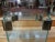 Italian Modern Brass and Glass Umbrella Stand For Sale In Houston - Image 6 of 12