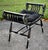 Vintage (1990's) Vanity Bench - Roman Slatted Saddle Seat Chair has a Hollywood Regency Style. A curule vanity stool...