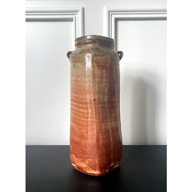 Ceramic Tall Studio Pottery Ceramic Glazed Vase Warren Mackinzie For Sale - Image 7 of 14