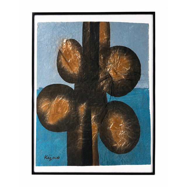Paper Kijno, Embossed Paper Artwork, 1980s, Paper For Sale - Image 7 of 7