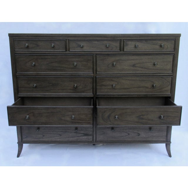 Wood Arhaus Furniture Custom, "Pearson," 11-Drawer Highboy Chest, Dresser For Sale - Image 7 of 18