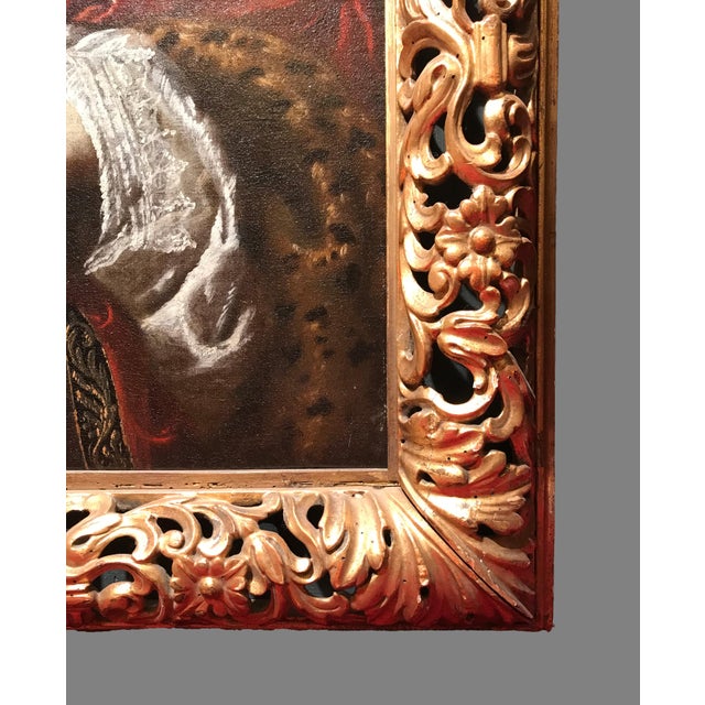 Black Giovanni Domenico Ferrucci, The Death of Cleopatra, Oil on Canvas, 17th Century, Framed For Sale - Image 8 of 13