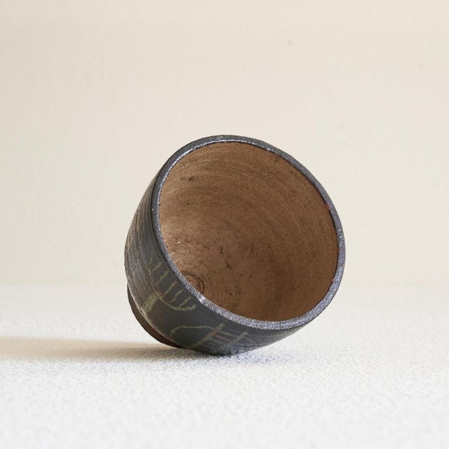 Ceramic Mid-Century Modernist Studio Pottery Bowl by Wim Fiege, 1950s For Sale - Image 7 of 8