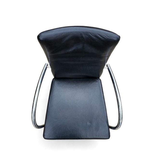 Leather Dining Chairs by Hennie de Jong, 1990s, Set of 6 For Sale - Image 11 of 17