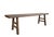 Chinese Vintage 72" Long Elm Wood Bench For Sale - Image 3 of 5