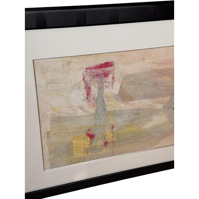 Paper Late 20th Century Original Painting by Roberto De La Renta, Signed & Framed For Sale - Image 7 of 12