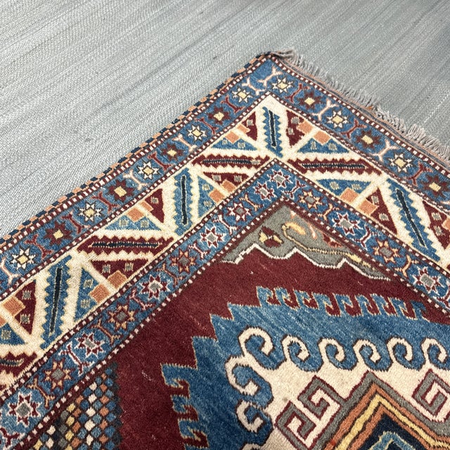 5ft 1in X 5ft 8in Armenian Traditional Artsakh Area Rug For Sale - Image 11 of 12