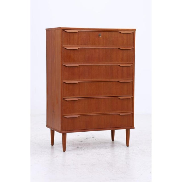 Vintage Teak Chest of Drawers, 1960s For Sale - Image 3 of 15