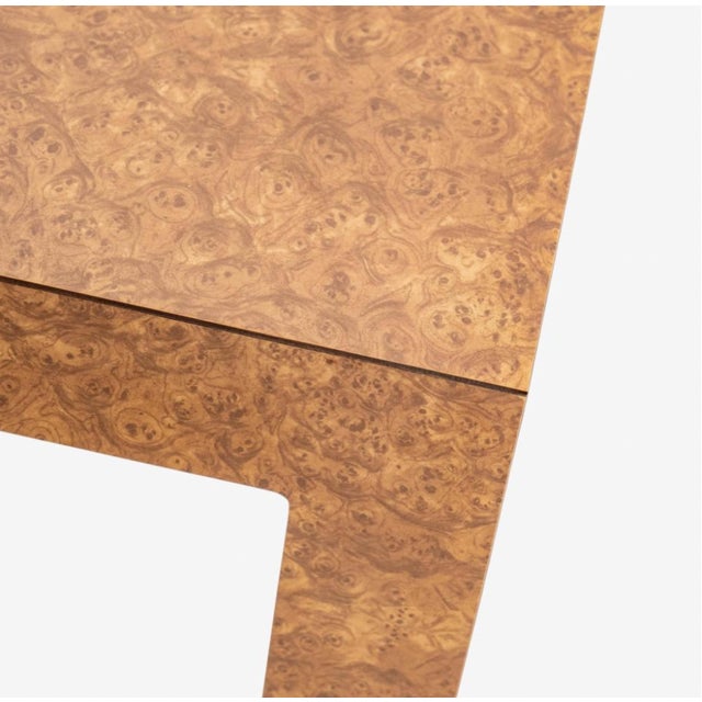 1930s 1930s Parsons Burlwood Side Table For Sale - Image 5 of 10