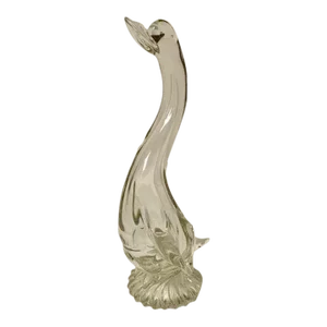 Vintage Tall Murano Glass Goose by Flavio Poli Circa 1970