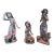3 Lladró Porcelain Figurines; Tropical Hawaiian Series, Sculpted by Salvador Debón For Sale