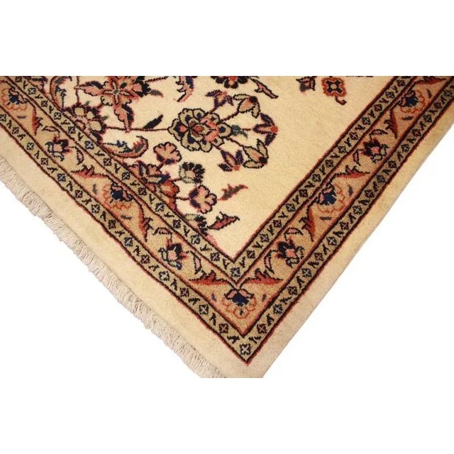 Middle Eastern Hand-Knotted Sarough Runner Rug For Sale - Image 5 of 10