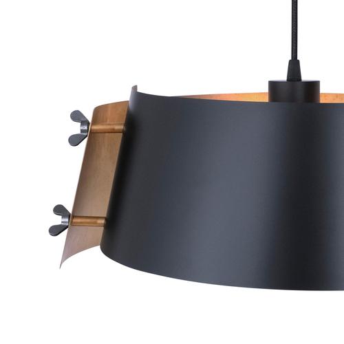 Glipa Flush Mount in Black Brass by Jesper Ståhl for Konsthantverk For Sale - Image 4 of 12