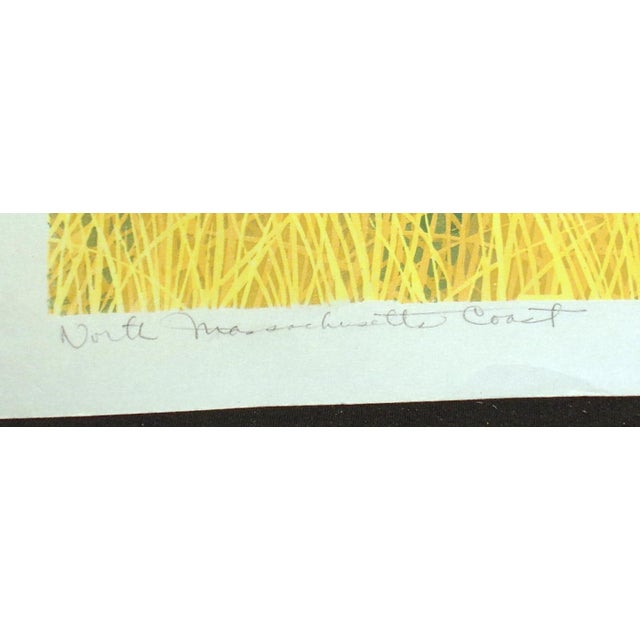 Gordon Mortensen "North Massachusetts Coast" Signed Numbered Woodcut Make Offer For Sale - Image 4 of 9