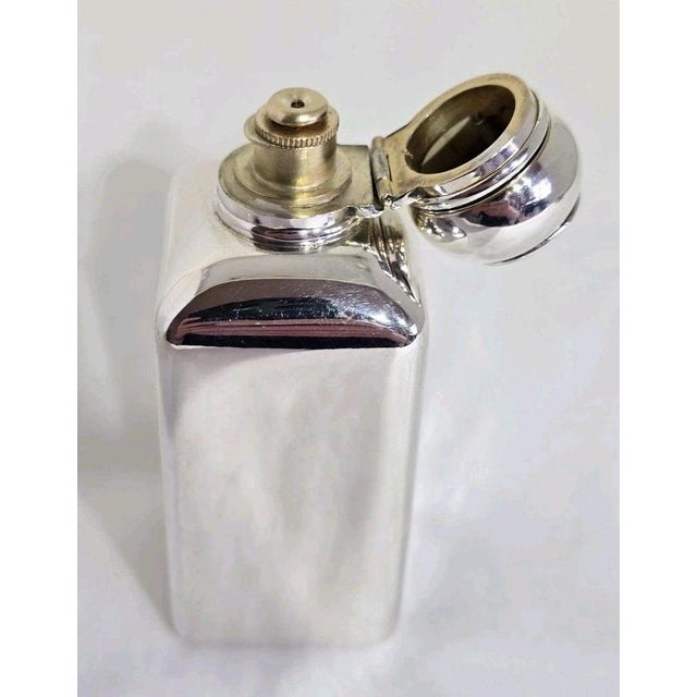 Antique Edwardian Sterling Silver Gilt Scent Bottle from Alfred Clark, 1904 For Sale - Image 3 of 18