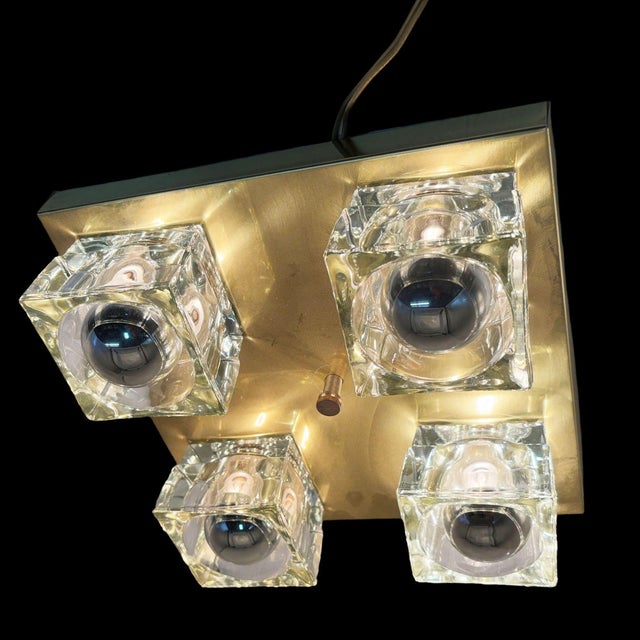 Metal 1960s Ice Cubes Ceiling Light by Gaetano Sciolari for Lightolier For Sale - Image 7 of 7