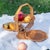 Folding Rattan Basket For Sale - Image 4 of 7
