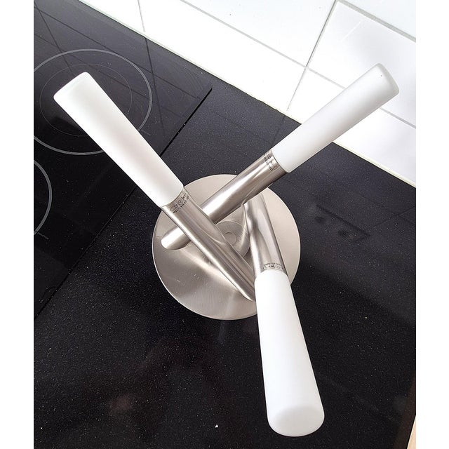 Vintage Milk Glass Lamp by Paul Neuhaus For Sale - Image 10 of 11