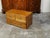 Wood English Campaign 19th Century Camphor Wood Low Chest with Inset Brass Hardware For Sale - Image 7 of 12