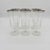 Vintage Silver-Rimmed Paree Hurricane Cocktail Glasses – Set of 6 For Sale In Richmond - Image 6 of 6