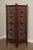 Ornate Carved Mahogany Folding Two-Panel Dressing Screen For Sale - Image 11 of 12