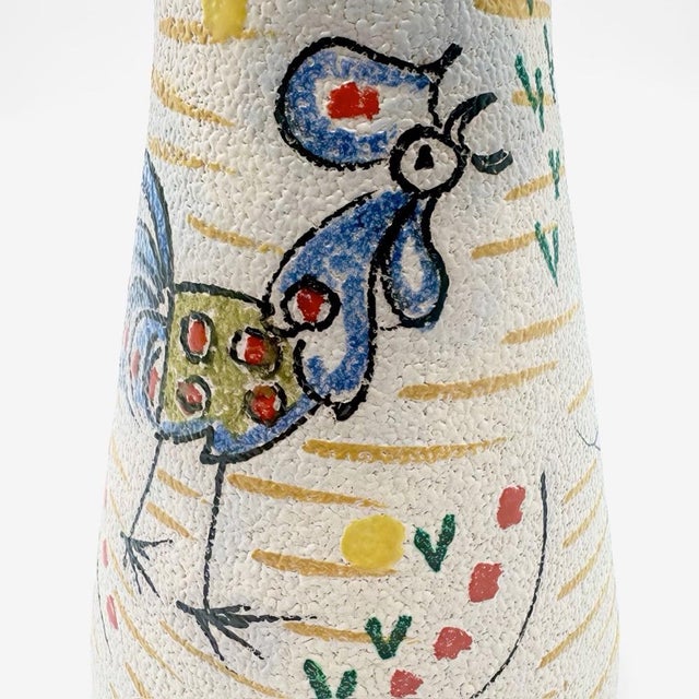 Modernist Rooster Pitcher from Fratelli Fanciullacci, 1950s For Sale - Image 6 of 11