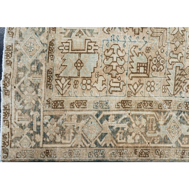 Antique Heriz Rug 7'6" x 10'4" #16898 For Sale - Image 4 of 8