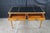 Black Antique French Louis XVI Kingwood Marquetry Leather Top Bureau Plat Writing Desk For Sale - Image 8 of 17