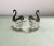 Early 20th Century Vintage Silverplate & Glass Swan Salt & Pepper Dishes- a Pair For Sale - Image 5 of 8