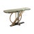 Kaizo Oto For Design Institute of America Post Modern Mixed Metal Console Table For Sale - Image 13 of 13