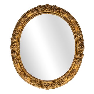 Oval Gilt Louis XV Stucco Frame, France, 18th Century For Sale