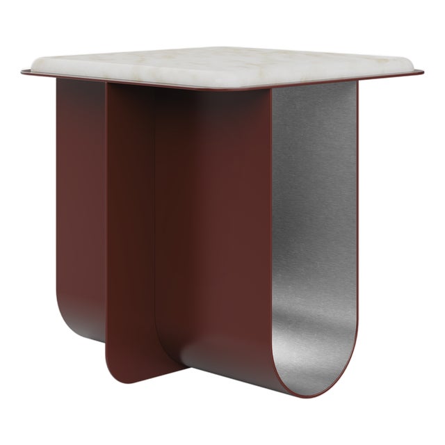 Bowery Side Table by Porus Studio For Sale